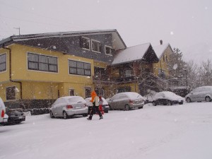 Neve sull'Etna all'Hotel Corsaro