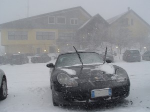 Neve all'Albergo Corsaro Nicolosi Etna