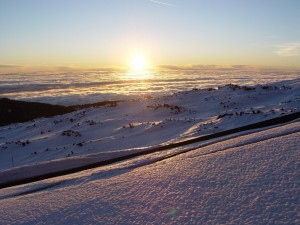 Carpet of clouds at Hotel Corsaro Etna