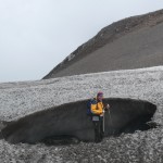 Snow cave on Etna
