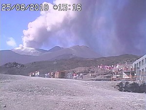 Webcam Etna by Thomas Bretscher