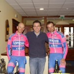 Team Lampre all'Hotel Corsaro Etna Nicolosi