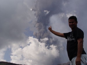 Pit Crater Etna from Hotel Corsaro