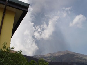 Pit Crater Etna from Hotel Corsaro