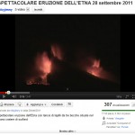 Etna video of 09/28 eruption