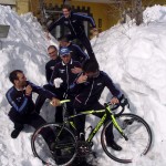 Team Lampre all'Hotel Corsaro Etna