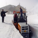 Salavtore Nicolosi and Funivia dell'Etna snowplugh