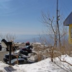 Snow and sea on Etna