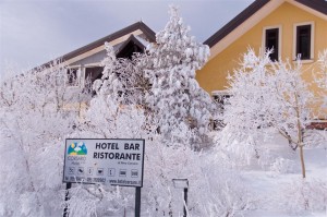 Hotel sulla neve sull'Etna a Nicolosi