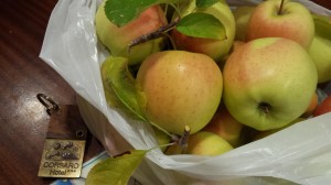 Etna apples at Hotel Corsaro